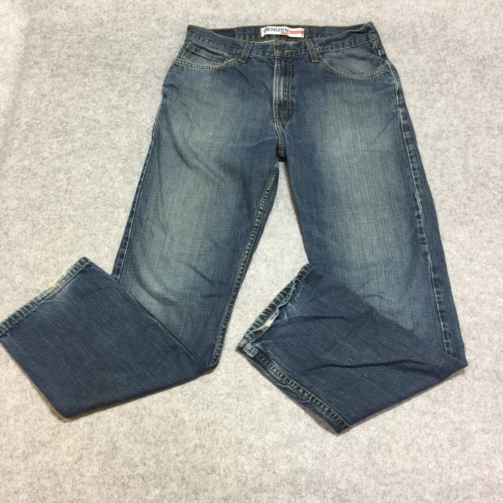 Denizen from Levis 236 Regular Fit Blue Denim Jeans Mens 34x34 Medium Wash